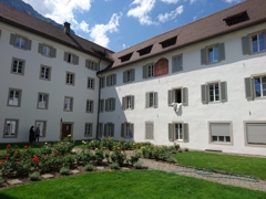 Innenhof des Benediktinerinnenklosters Seedorf